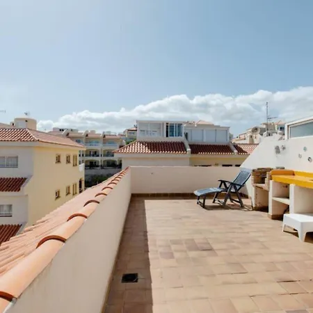 Lejlighed Golf Park Sunny Cozy Penthouse Near The Ocean With Large Double Terraces, Fiber Wifi, 3 Pools, New Bbq South Tenerife San Miguel de Abona