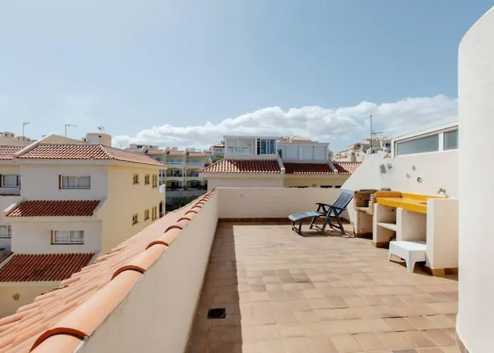 公寓 Book Golf Park Sunny Cozy Near The Ocean With Large Double Terraces, Fiber Wifi, 3 Pools, Bbq Tenerife South 圣米格尔德阿沃纳